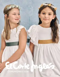 Vista previa las ofertas de la tienda El Corte Inglés - Catálogo Comuniones 2026 desde el 20/11/2025 