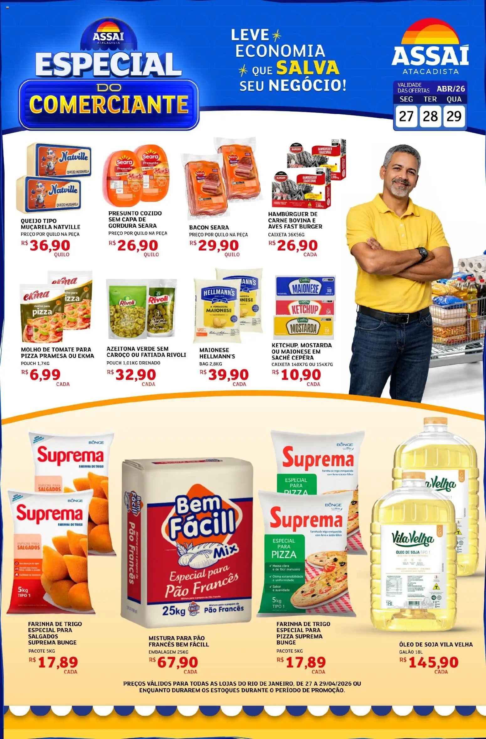 Pré-Visualização do folheto "Assaí Atacadista ofertas - RJ" da loja Assaí Atacadista válido a partir de 27/04/2026