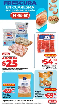 Vista previa las ofertas de la tienda H-E-B - H-E-B folleto desde el 03/03/2026 