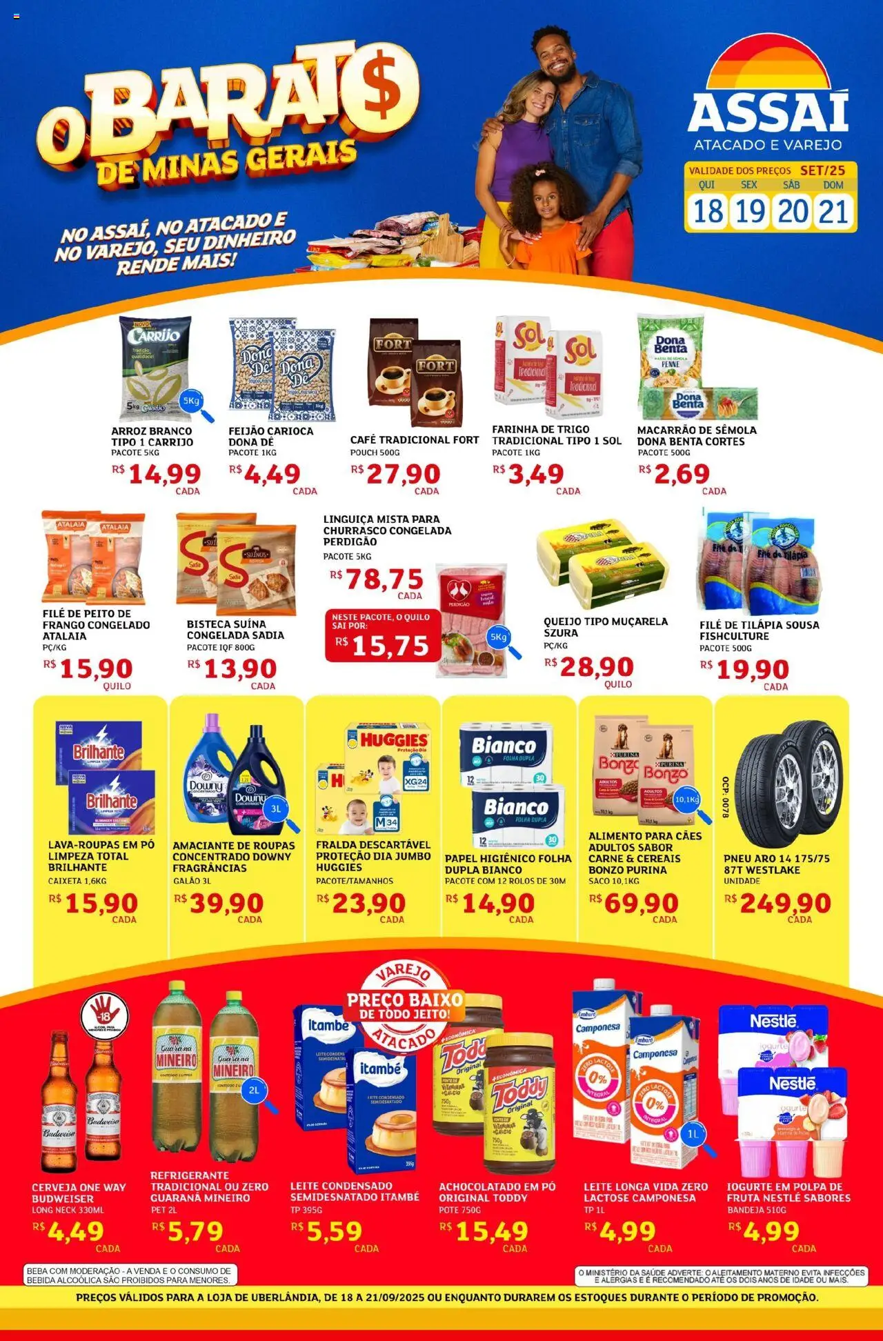 Assaí Atacadista folheto "Encarte - MG" válido a partir de 18/09/2025 - número de página 1
