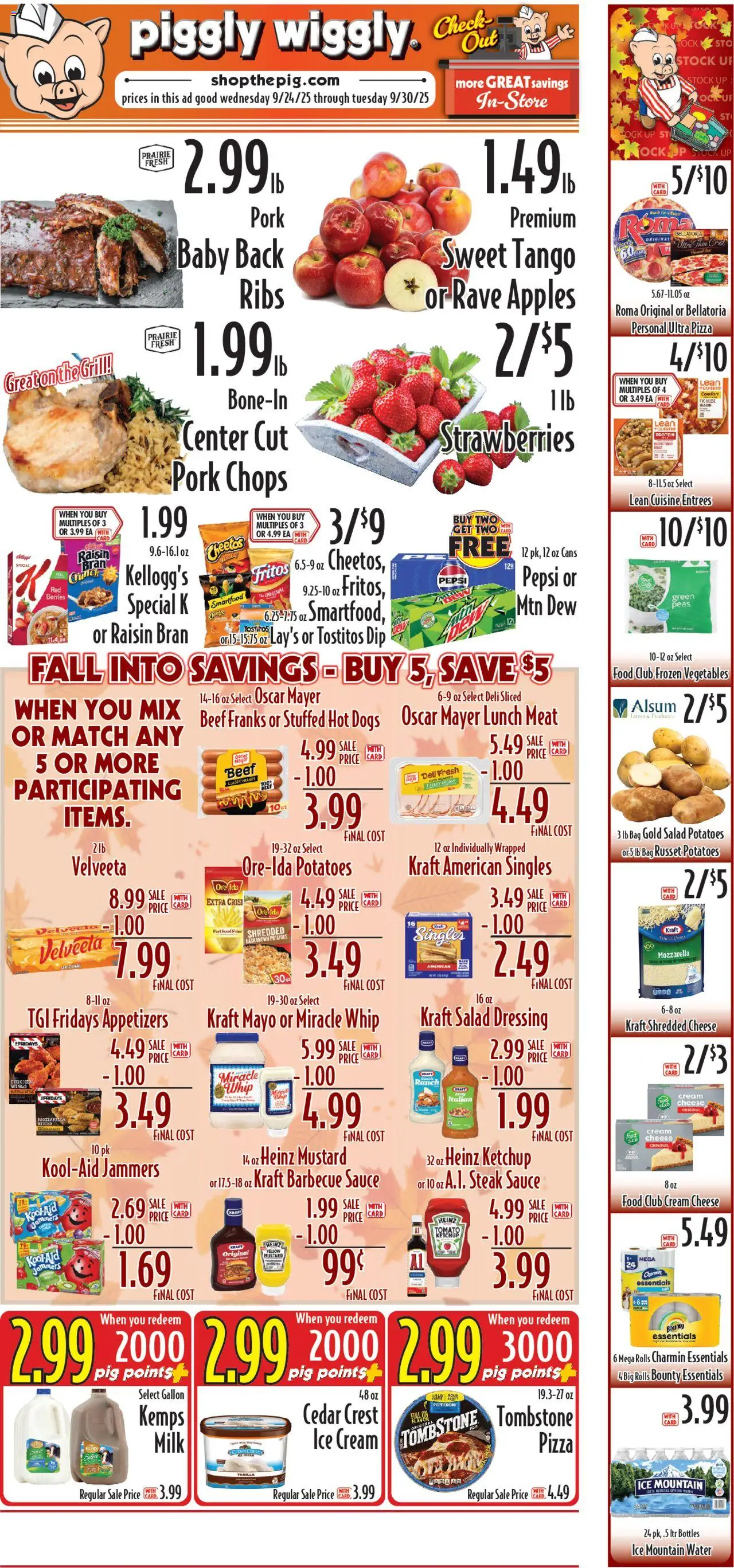 Piggly Wiggly Weekly Ad from 09/24/2025 - Flyer - Page number 1