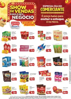 Pré-Visualização do folheto "Ofertas Show de Vendas" da loja Novo Atacarejo válido a partir de 16/09/2025