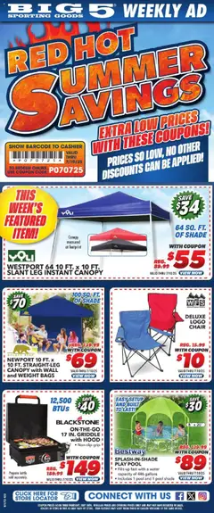 Ad Preview of Big 5 Sporting Goods Weekly Ad from 07/07/2025