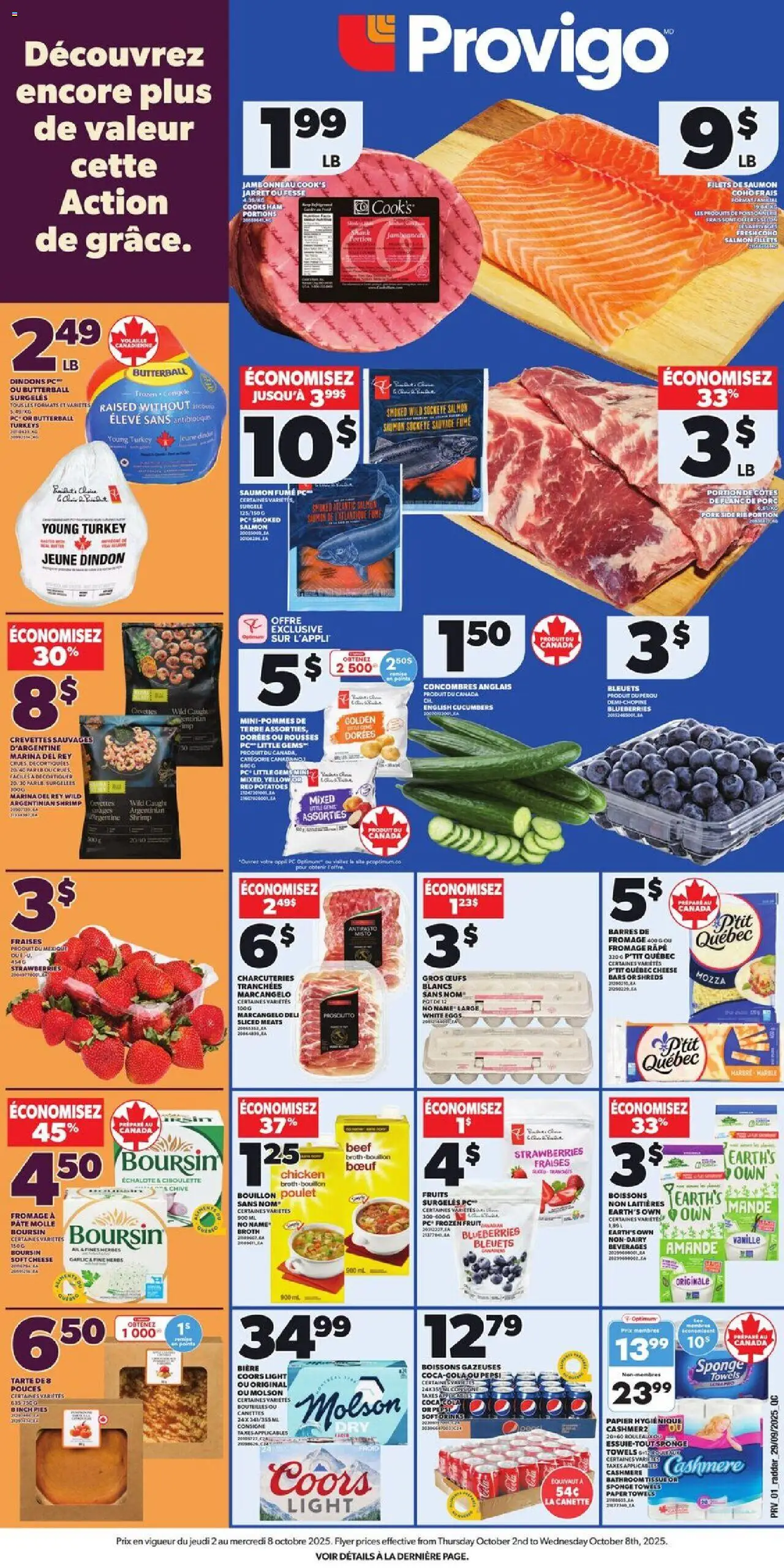 Provigo flyer valid from Oct 02, 2025 - page number 1