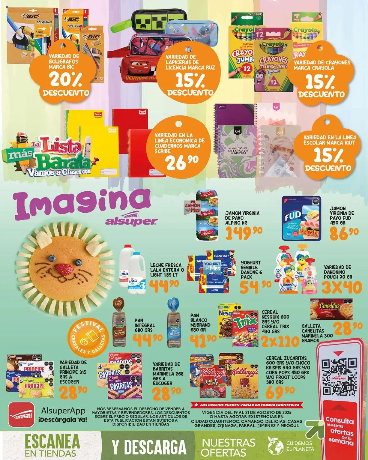 Folleto - Chihuahua Estado Alsuper y sus promociones válidas desde el 19/08/2025 - Número de página 1