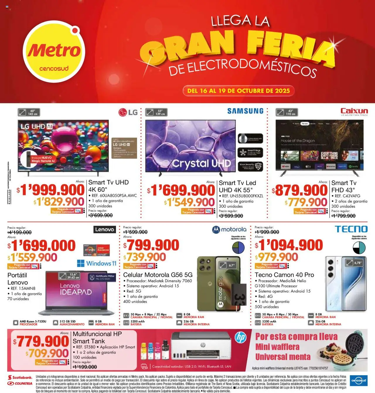 Metro Catálogo: 16/10/2025 - 19/10/2025 > Últimas Ofertas pagina numero 1