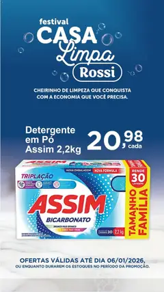 Pré-Visualização do folheto "Ofertas do Dia" da loja Rossi Supermercados válido a partir de 06/01/2026