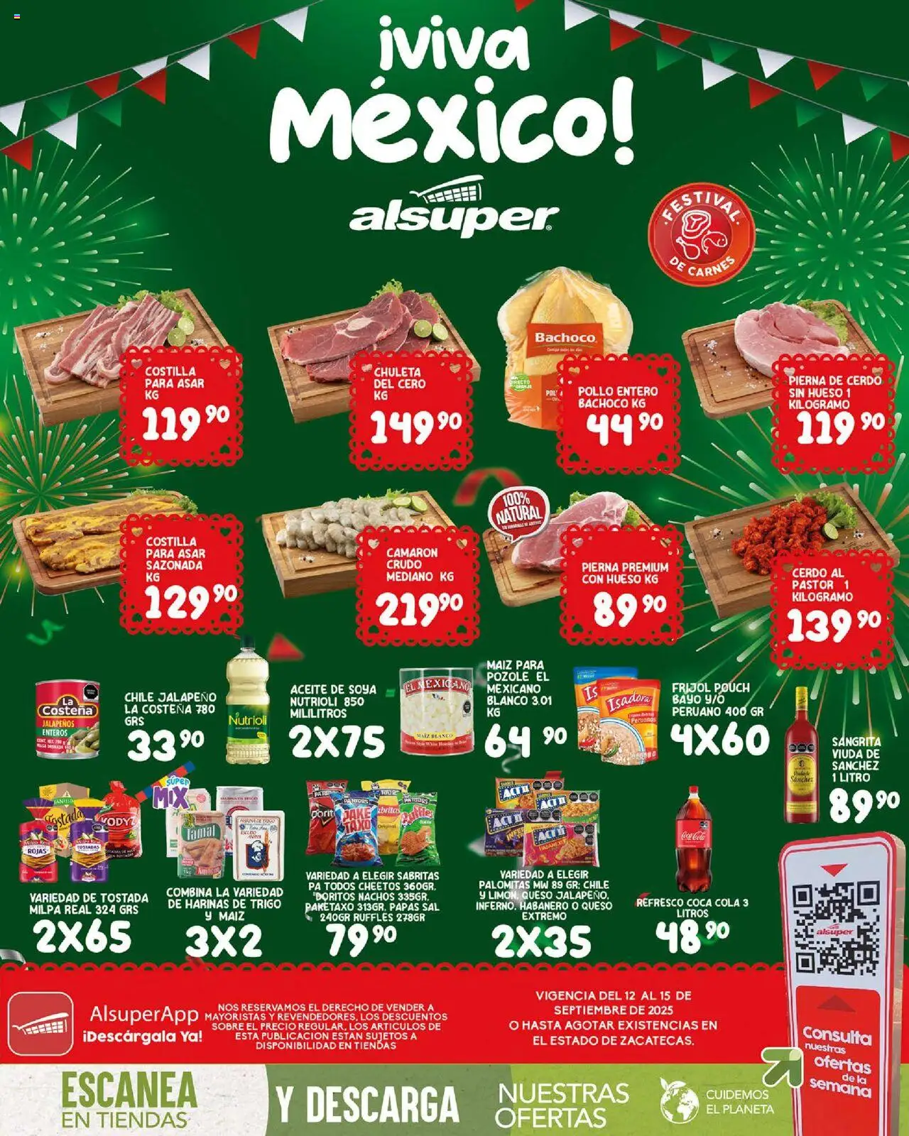 Folleto - Zacatecas Alsuper y sus promociones válidas desde el 12/09/2025 - Número de página 1