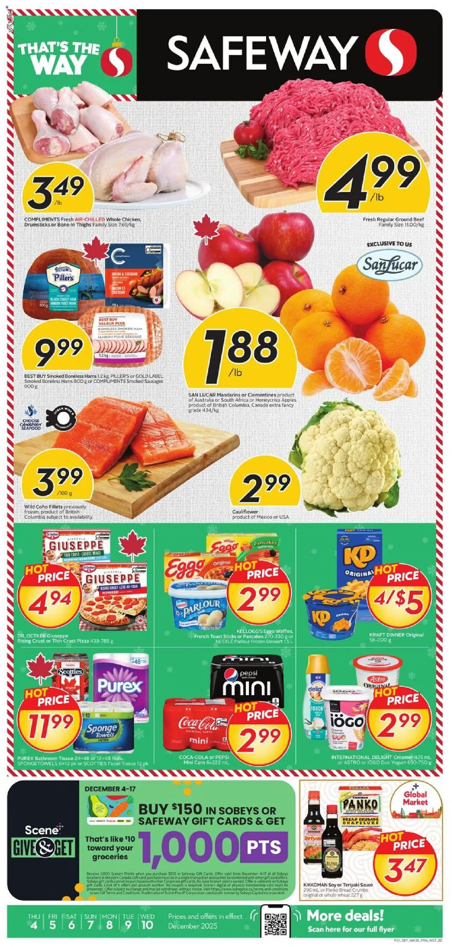 Preview of leaflet Weekly Flyer - BC from shop Safeway is valid from Dec 04, 2025