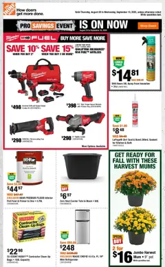 Preview of leaflet Weekly flyer / circulaire from shop Home Depot is valid from Aug 28, 2025