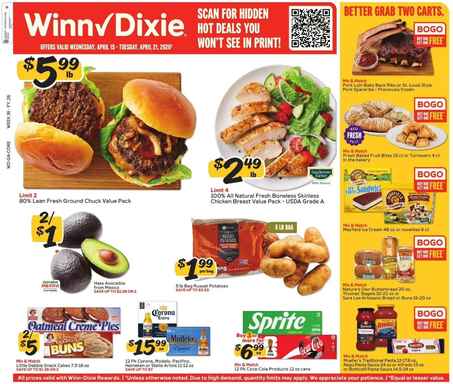 Ad Preview of Winn Dixie Winn Dixie Weekly Ad from 04/15/2026