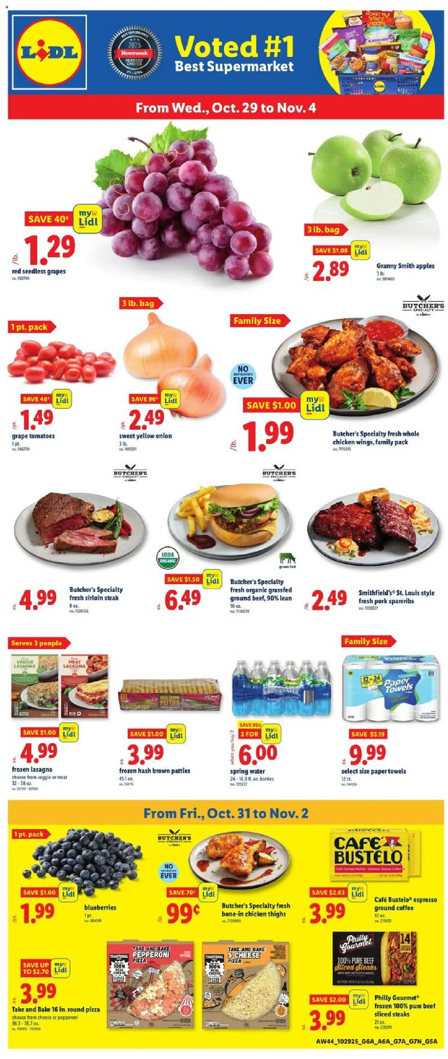 Lidl Weekly Ad - SC from 10/29/2025 - Circular, Weekly flyer - Page number 1