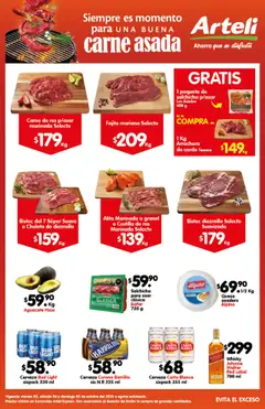 Vista previa las ofertas de la tienda Arteli - Folleto Express Carnes & Cortes desde el 03/10/2025 