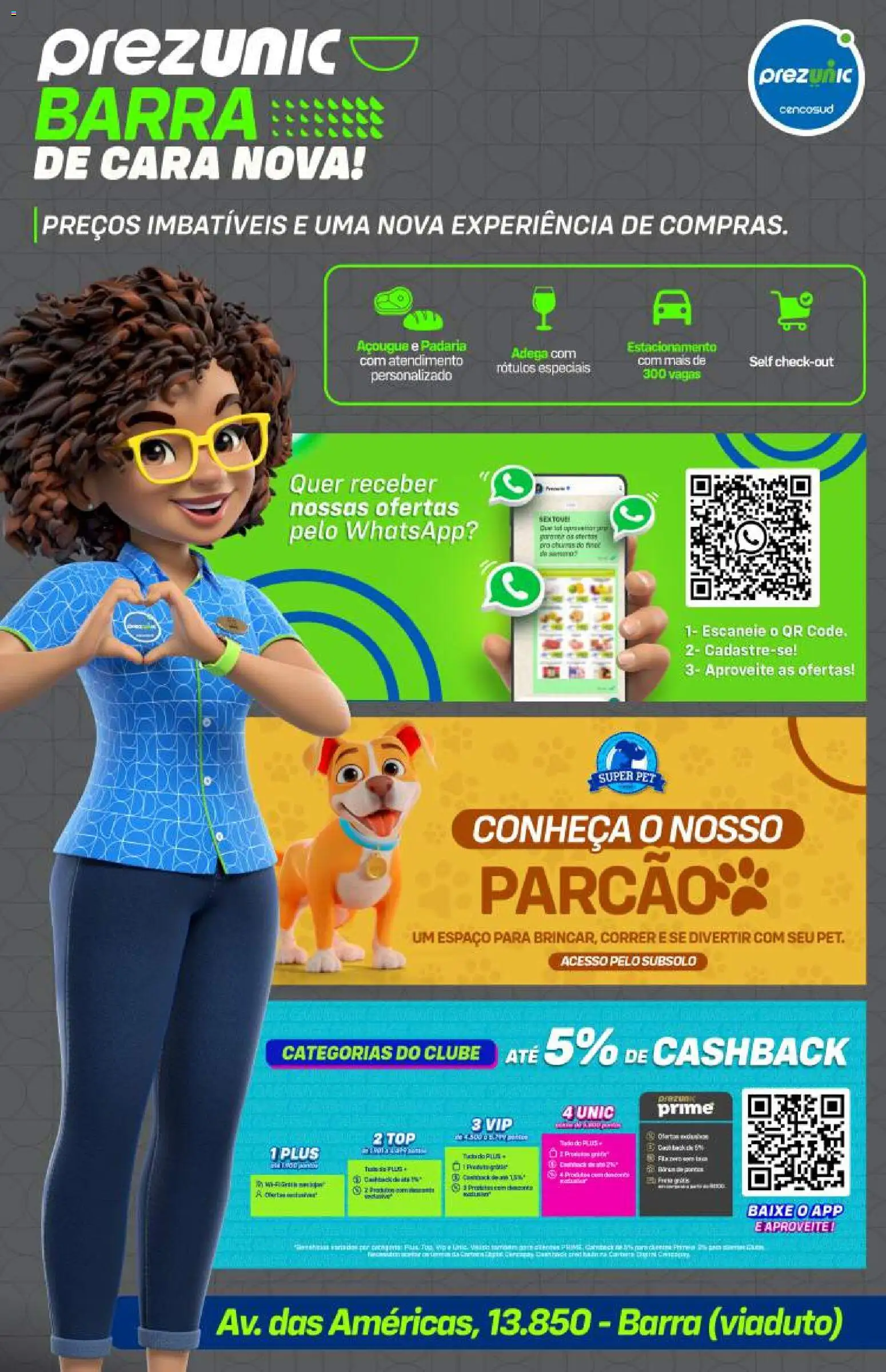 Pré-Visualização do folheto "Prezunic ofertas Barra" da loja Prezunic válido a partir de 01/04/2026