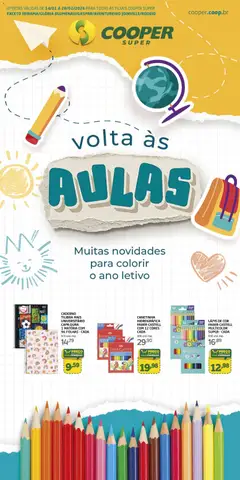 Pré-Visualização do folheto "Ofertas Voltas às Aulas" da loja Cooper válido a partir de 14/01/2026