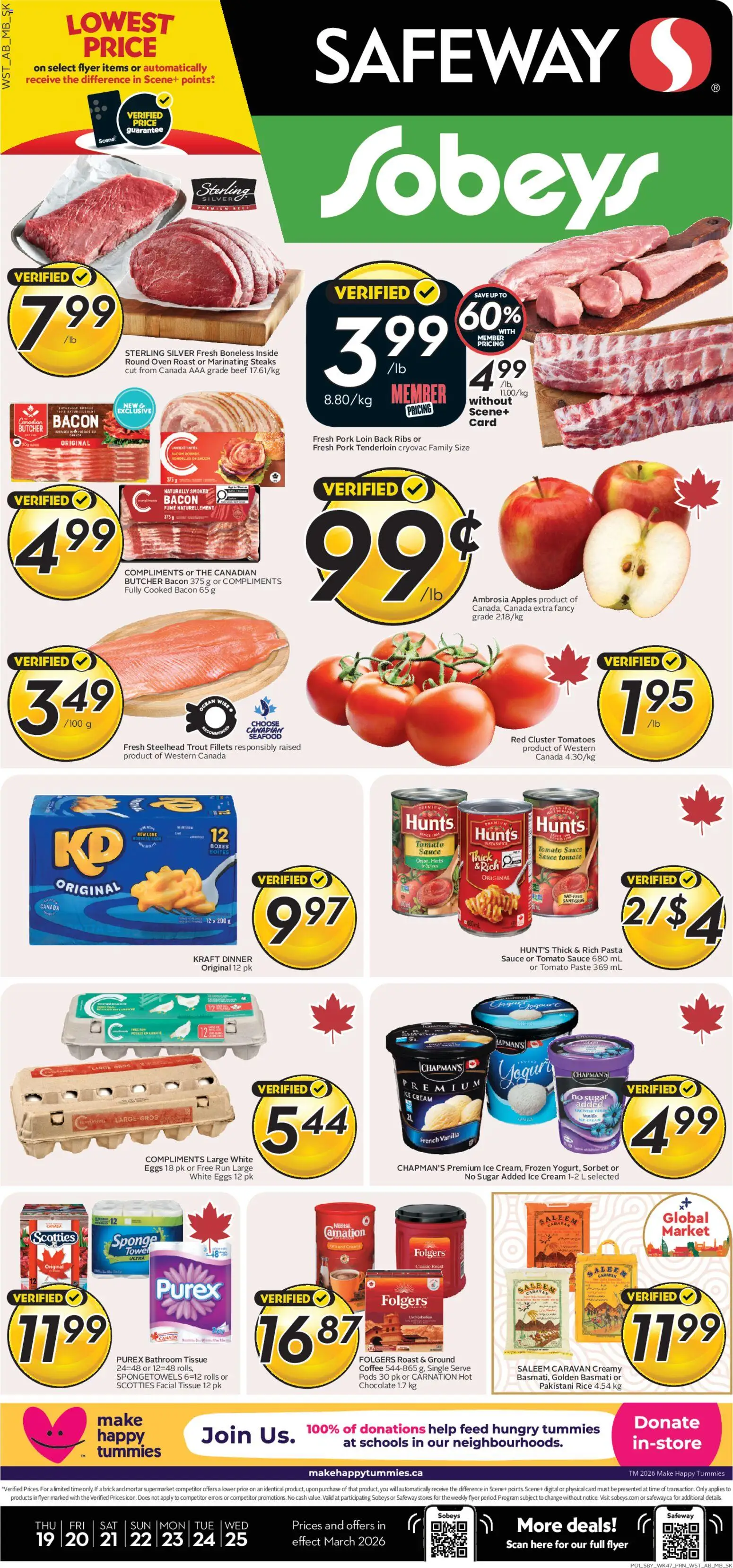 Preview of leaflet Safeway weekly flyer - SK from shop Safeway is valid from Mar 19, 2026