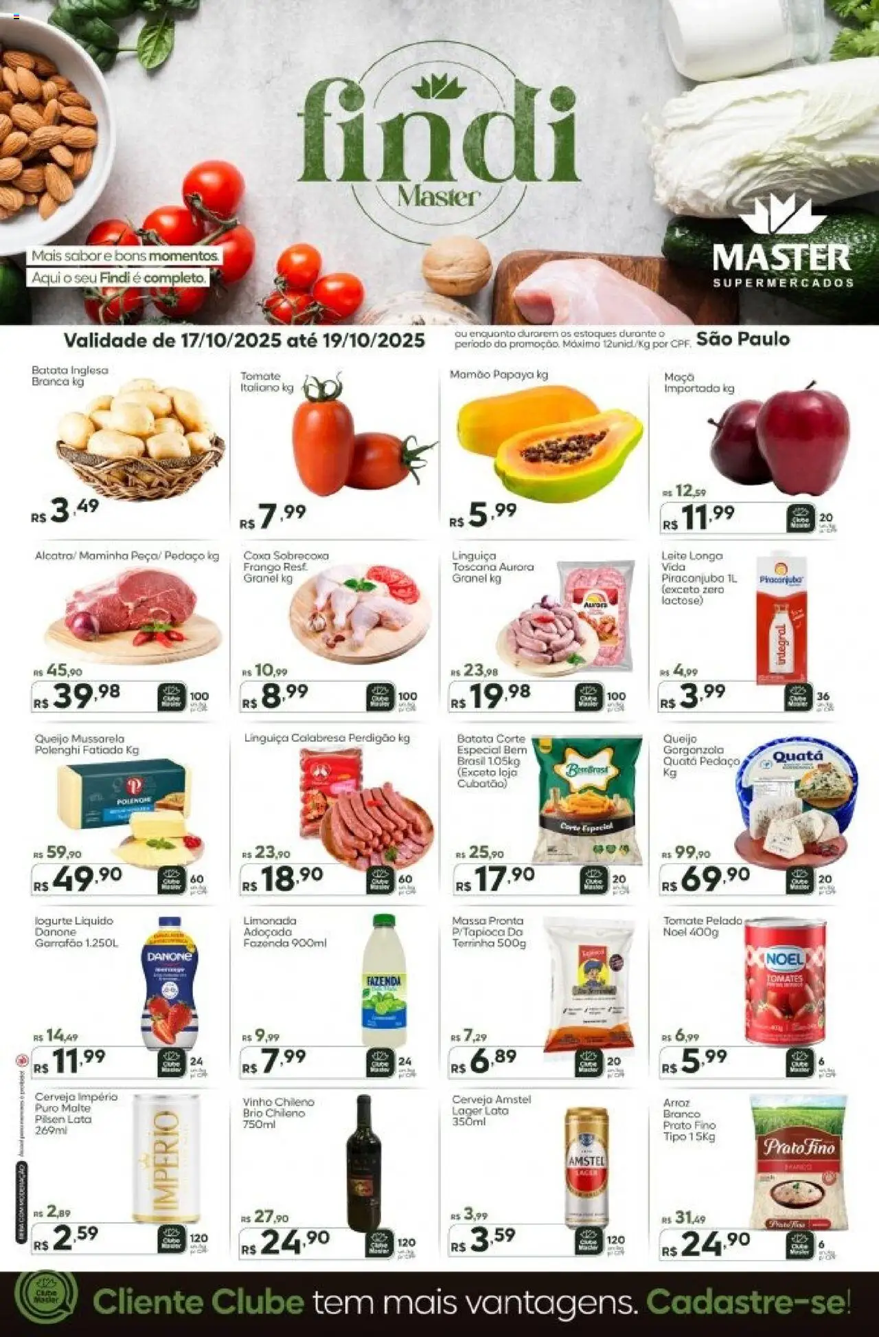 Master folheto "Ofertas - SP" válido a partir de 17/10/2025 - número de página 1