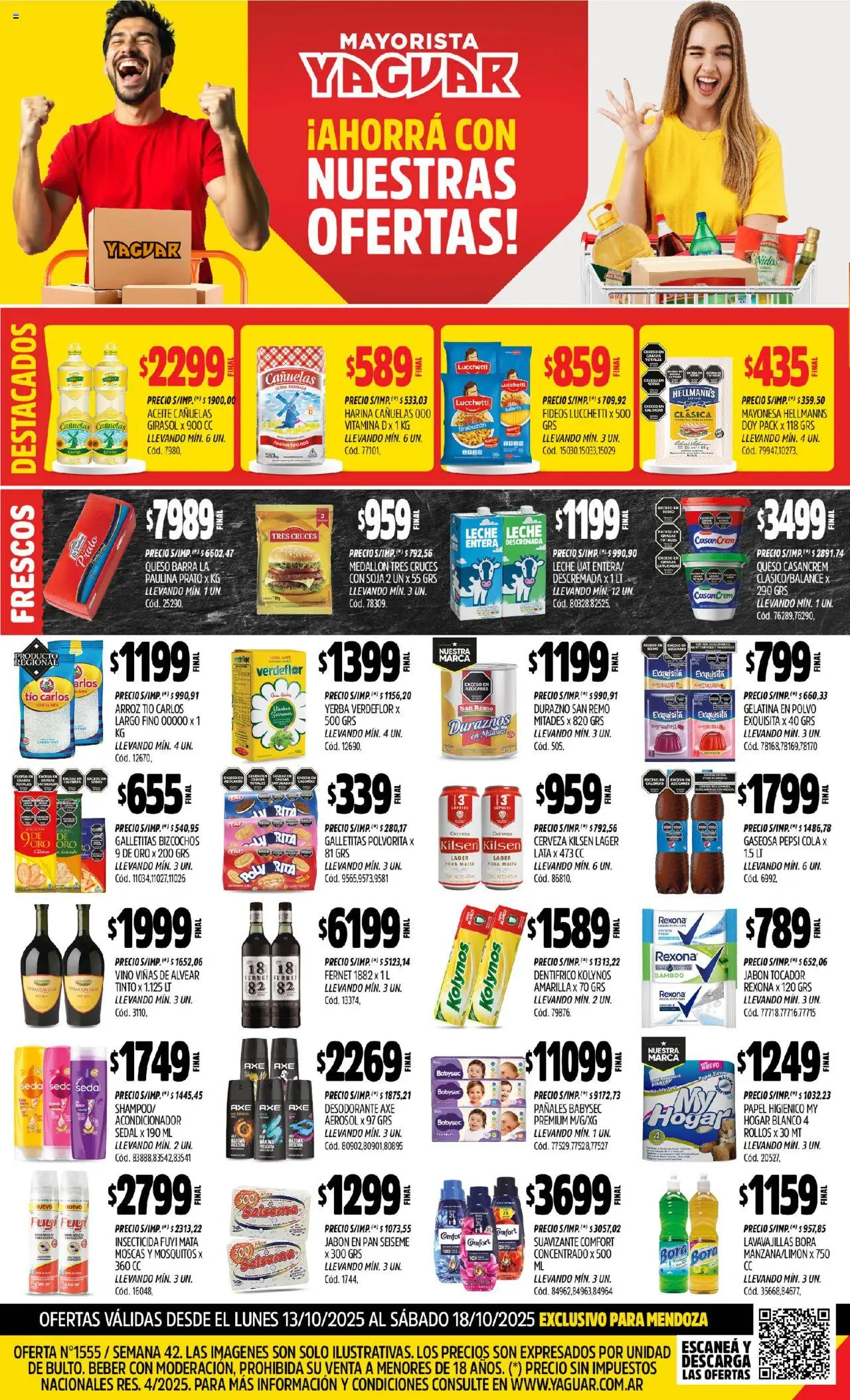 Yaguar Mendoza del 13/10/2025 Online