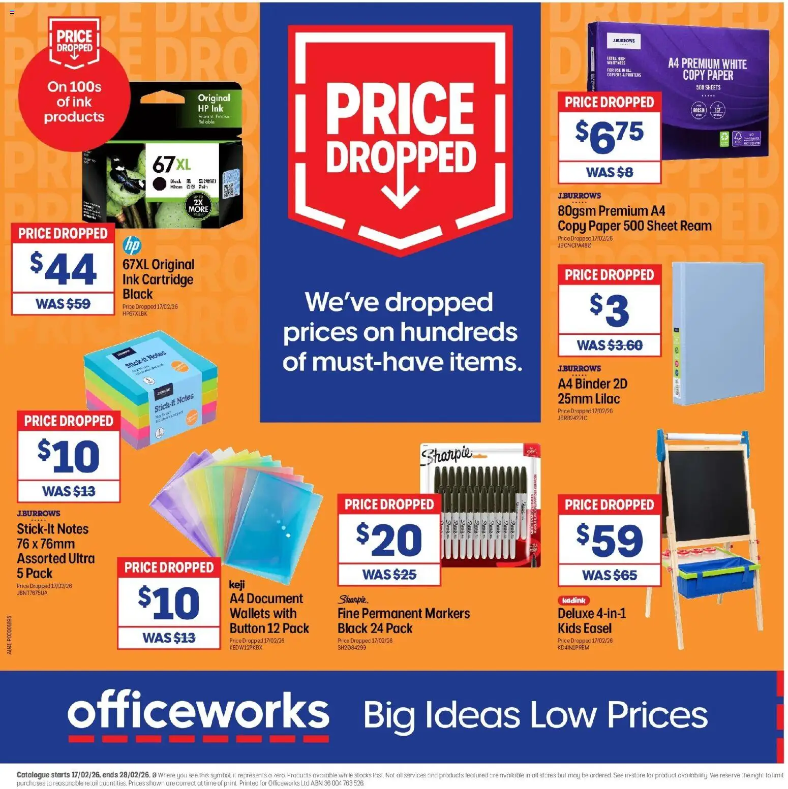 Preview of catalogue Catalogue from shop Officeworks valid 17/02/2026