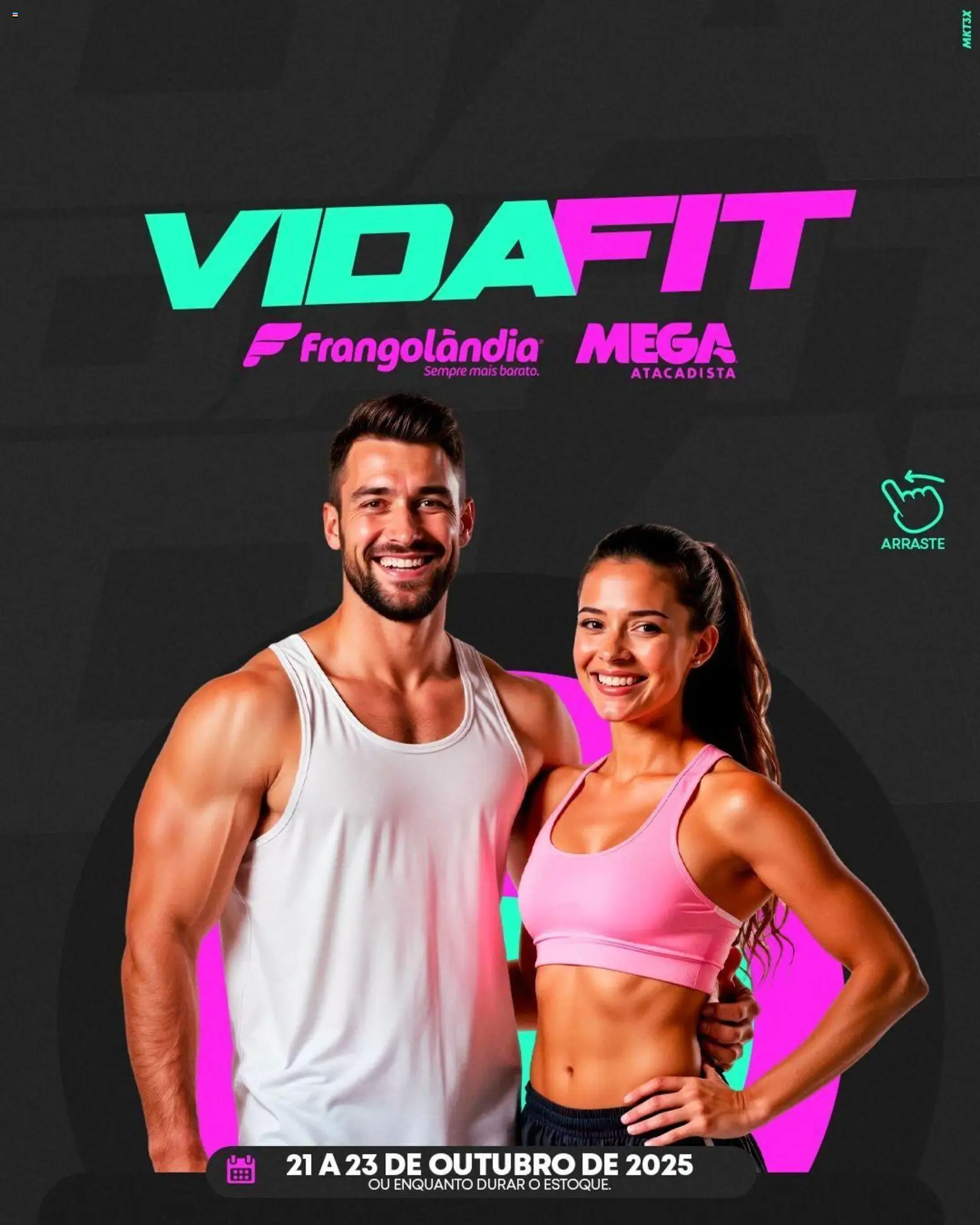 Frangolândia folheto "Ofertas Vida Fit e Saudável" válido a partir de 21/10/2025 - número de página 1