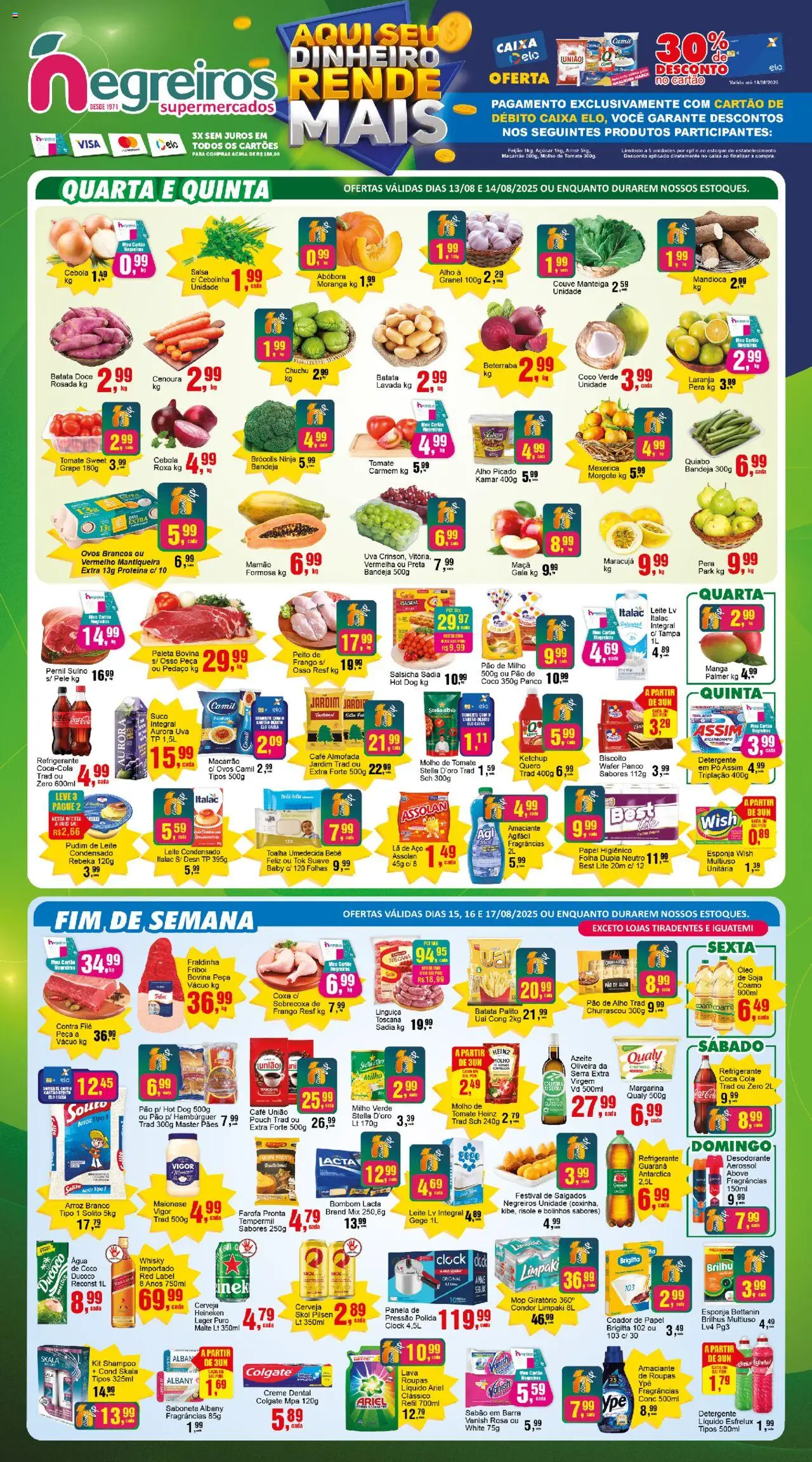 Negreiros folheto "Ofertas da semana" válido a partir de 13/08/2025 - número de página 1