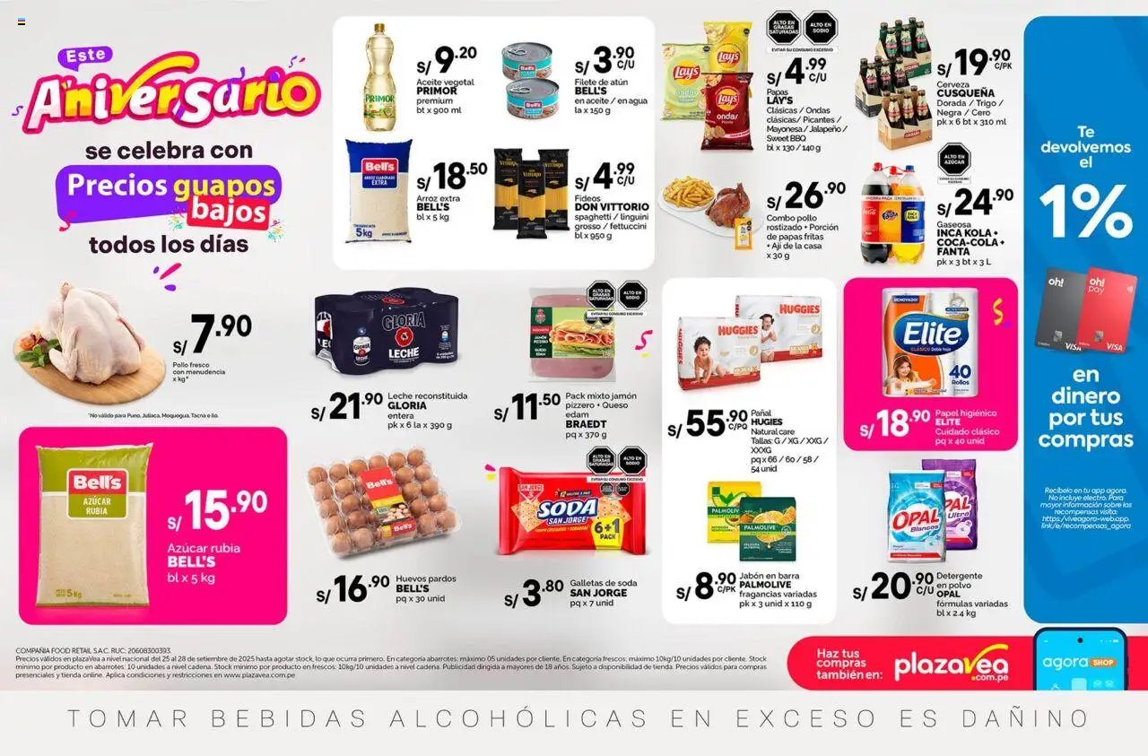 Plaza Vea Aviso Bomba Fds 4 (25/09/2025 - 28/09/2025) - ofertas de hoy - número de página 1