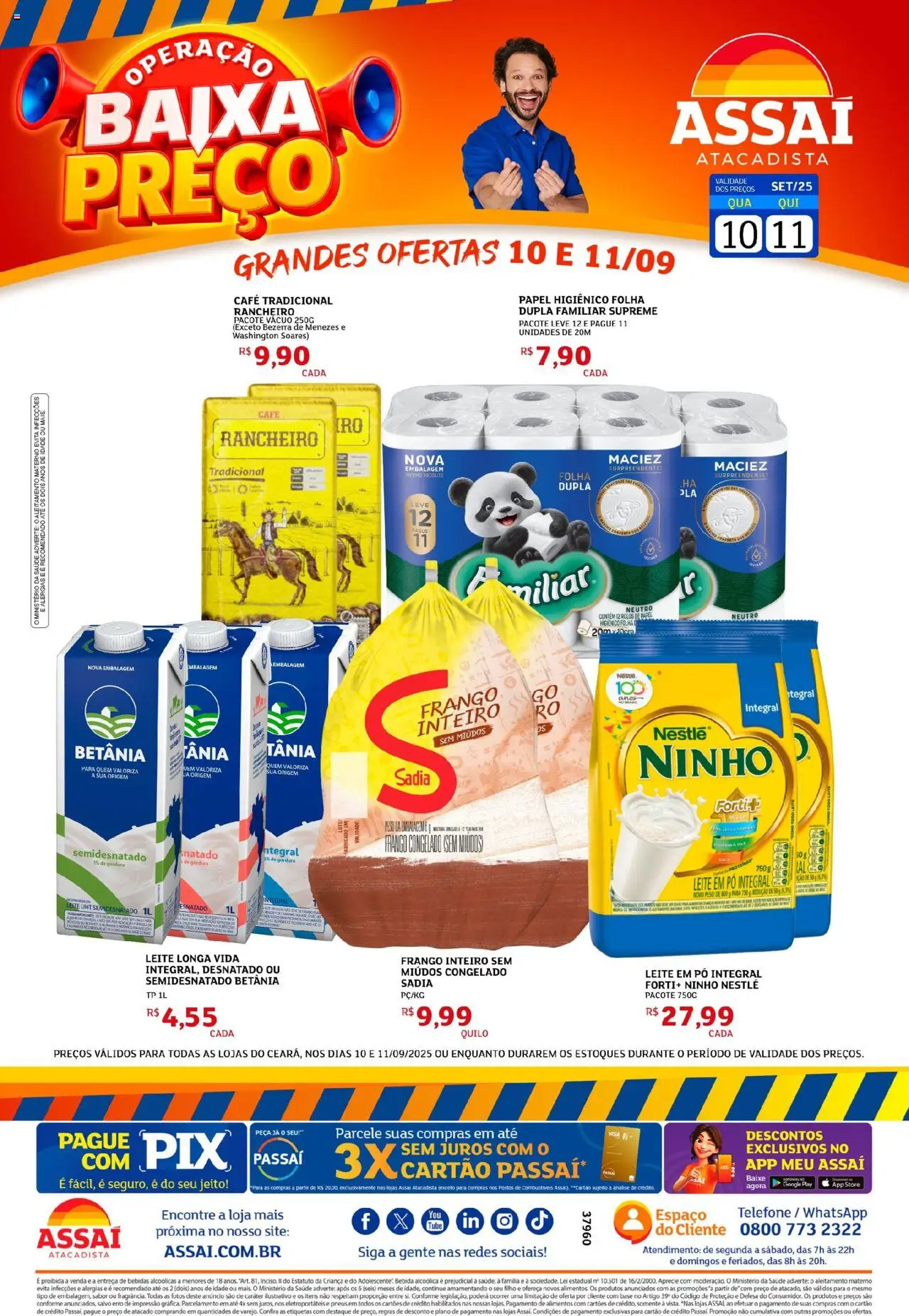 Assaí Atacadista folheto "Encarte - CE" válido a partir de 10/09/2025 - número de página 1