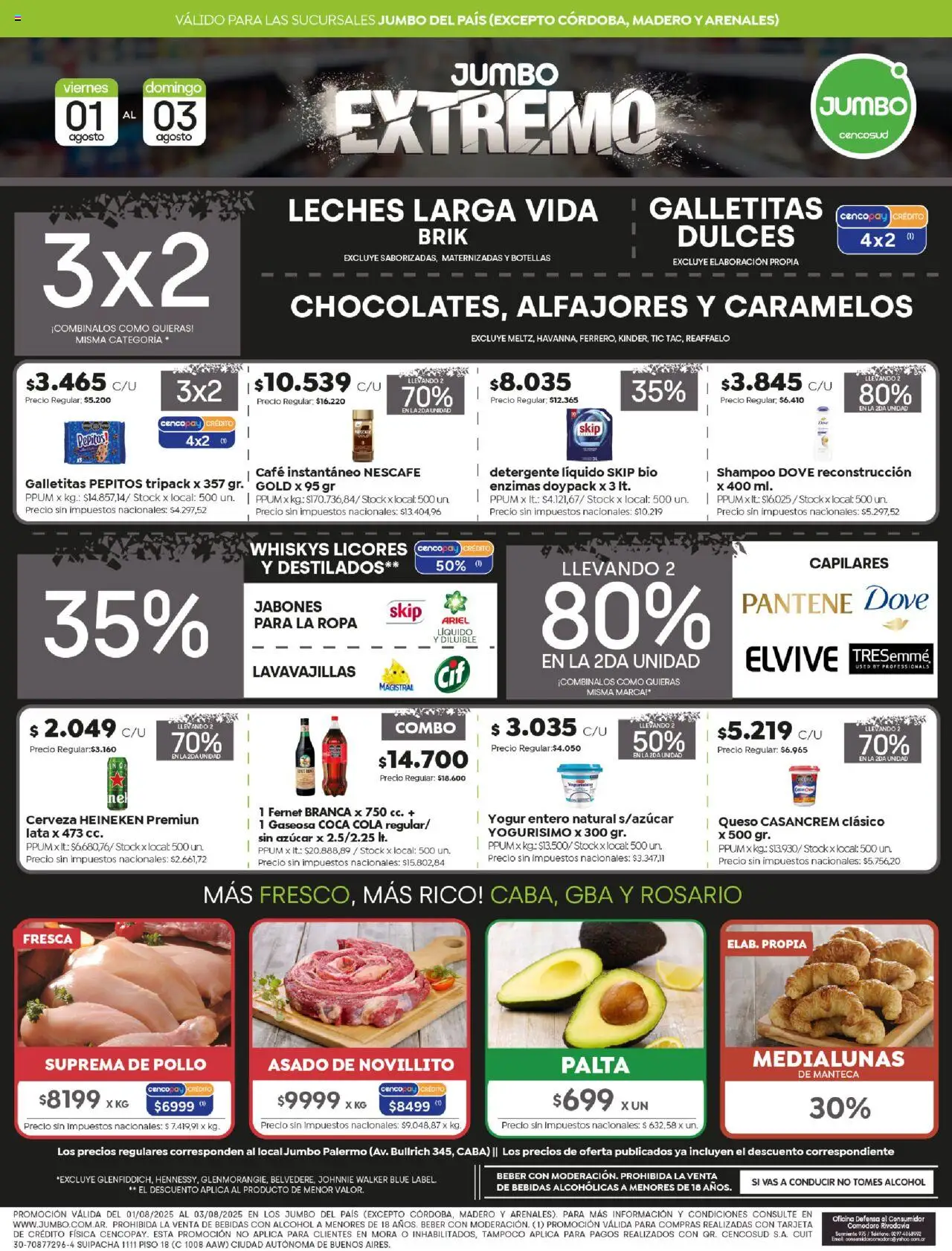 Jumbo Ofertas del 01/08/2025 >> Catálogo