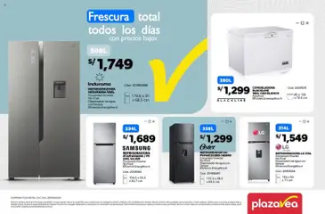 Vista previa de AVISO REFRIGERACIÓN de la tienda Plaza Vea válido desde 02/01/2026