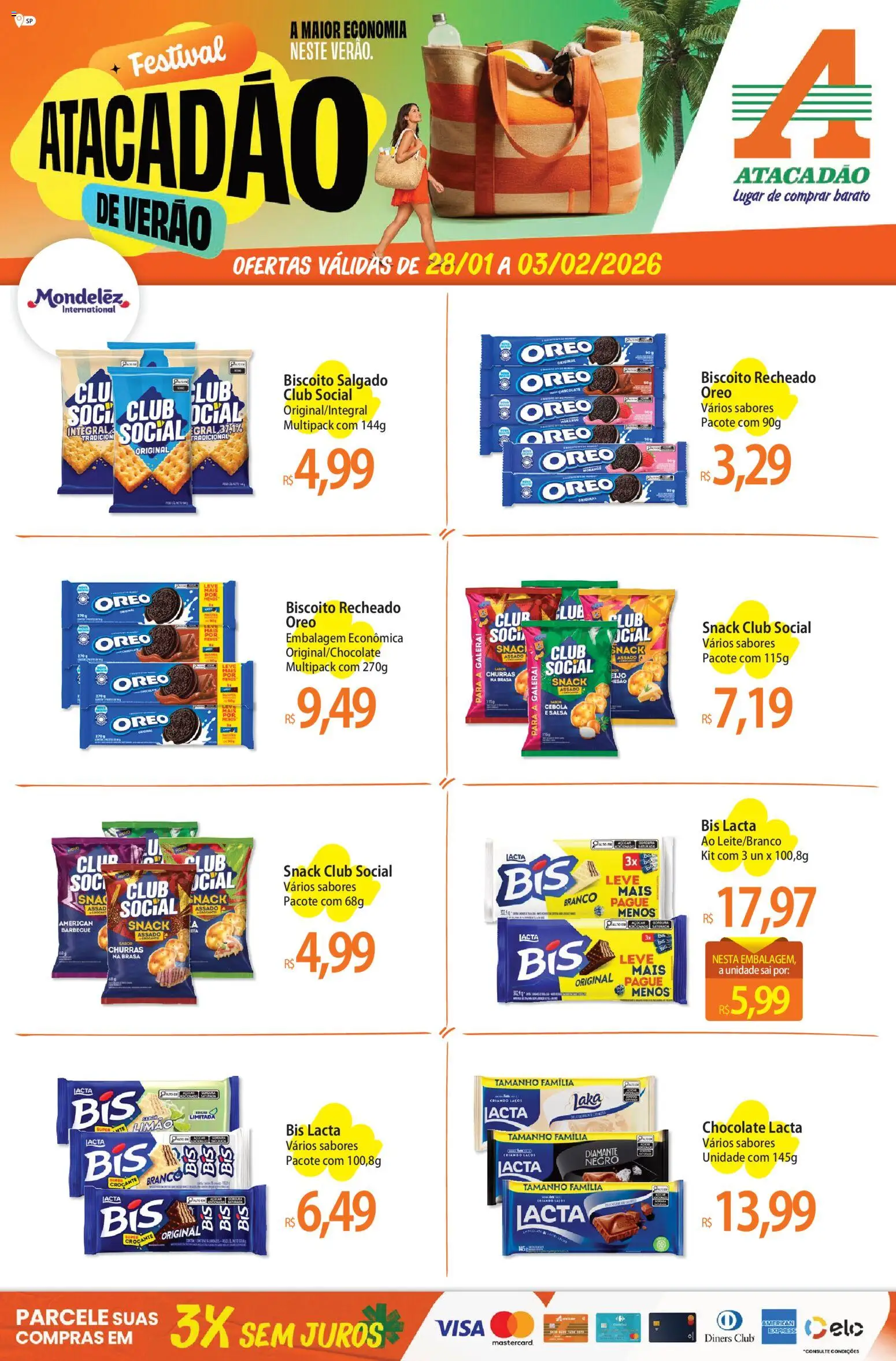 Pré-Visualização do folheto "Ofertas - SP" da loja Atacadão válido a partir de 28/01/2026