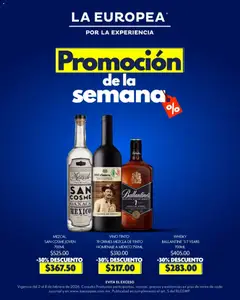 Vista previa las ofertas de la tienda La Europea - Catálogo Promoción de la semana desde el 02/02/2026 