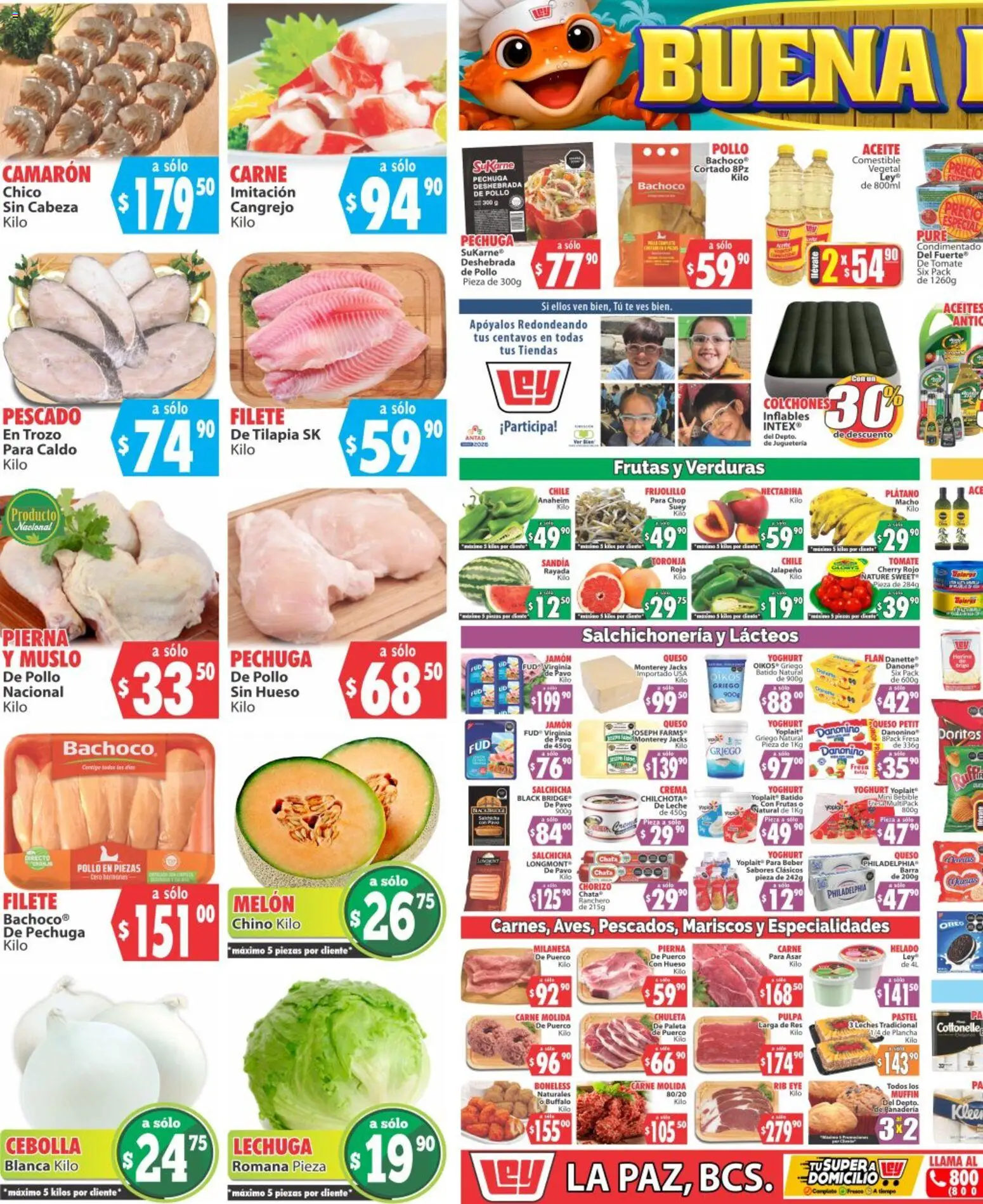 Vista previa las ofertas de la tienda Casa Ley - Casa Ley folleto Autoservicio La Paz, BCS desde el 14/03/2026 