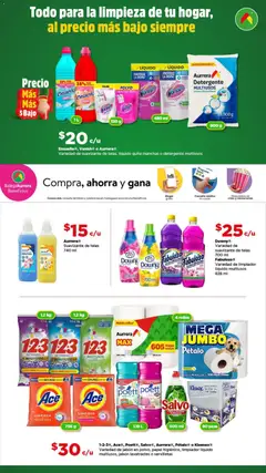 Vista previa las ofertas de la tienda Bodega Aurrerá - Folleto Todo para la limpieza desde el 20/11/2025 