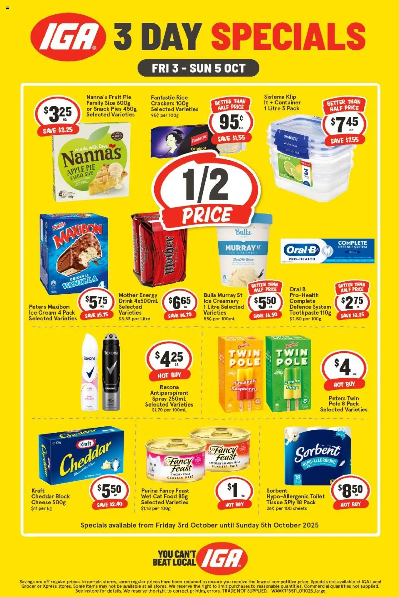 IGA catalogue valid from 03/10/2025 - page 1