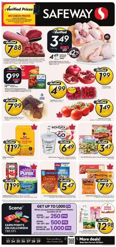 Un aperçu du dépliant Weekly flyer / circulaire du magasin Safeway est valide à partir 23 oct. 2025