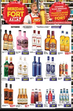 Pré-Visualização do folheto "Ofertas Bebidas" da loja Fort Atacadista válido a partir de 17/10/2025