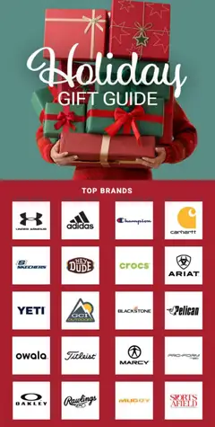 Ad Preview of Dunham's Sports Holiday Gift Guide from 11/06/2025