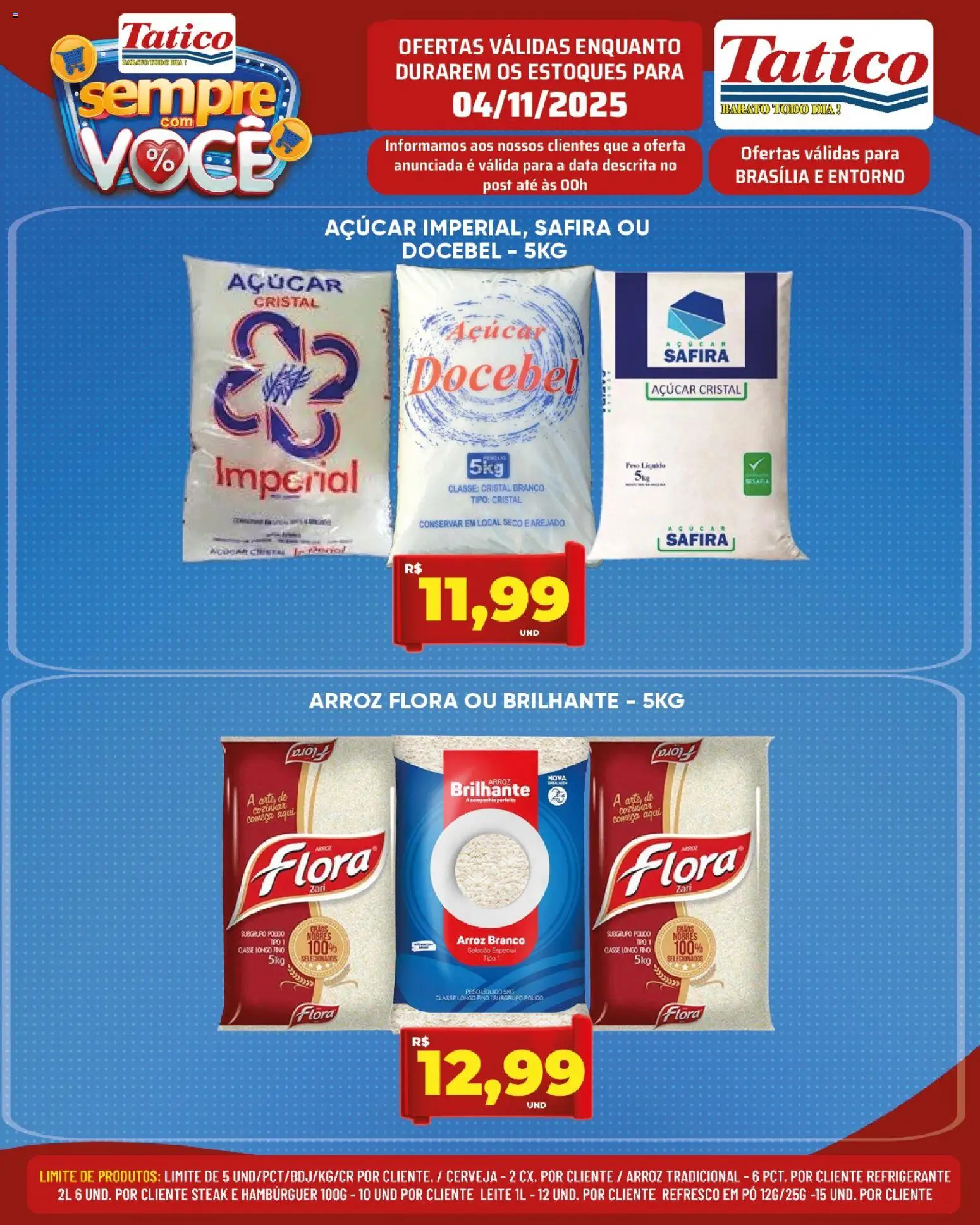 Pré-Visualização do folheto "Ofertas do Dia" da loja Tatico válido a partir de 04/11/2025