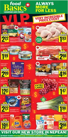 Preview of leaflet Kanata from shop Food Basics is valid from Nov 13, 2025