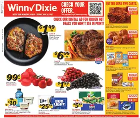 Ad Preview of Winn Dixie Winn Dixie Weekly Ad from 04/08/2026