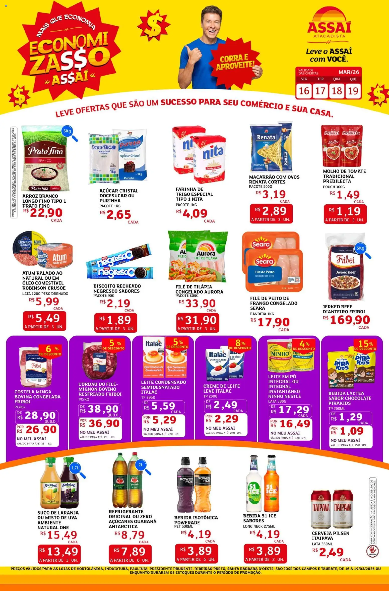 Pré-Visualização do folheto "Assaí Atacadista ofertas - SP" da loja Assaí Atacadista válido a partir de 16/03/2026