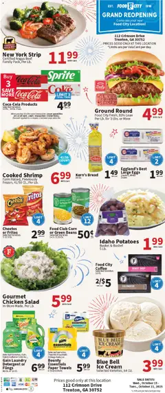 Ad Preview of Food City Grand Opening from 10/15/2025