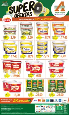 Pré-Visualização do folheto "Ofertas da semana" da loja Atacadão válido a partir de 03/11/2025