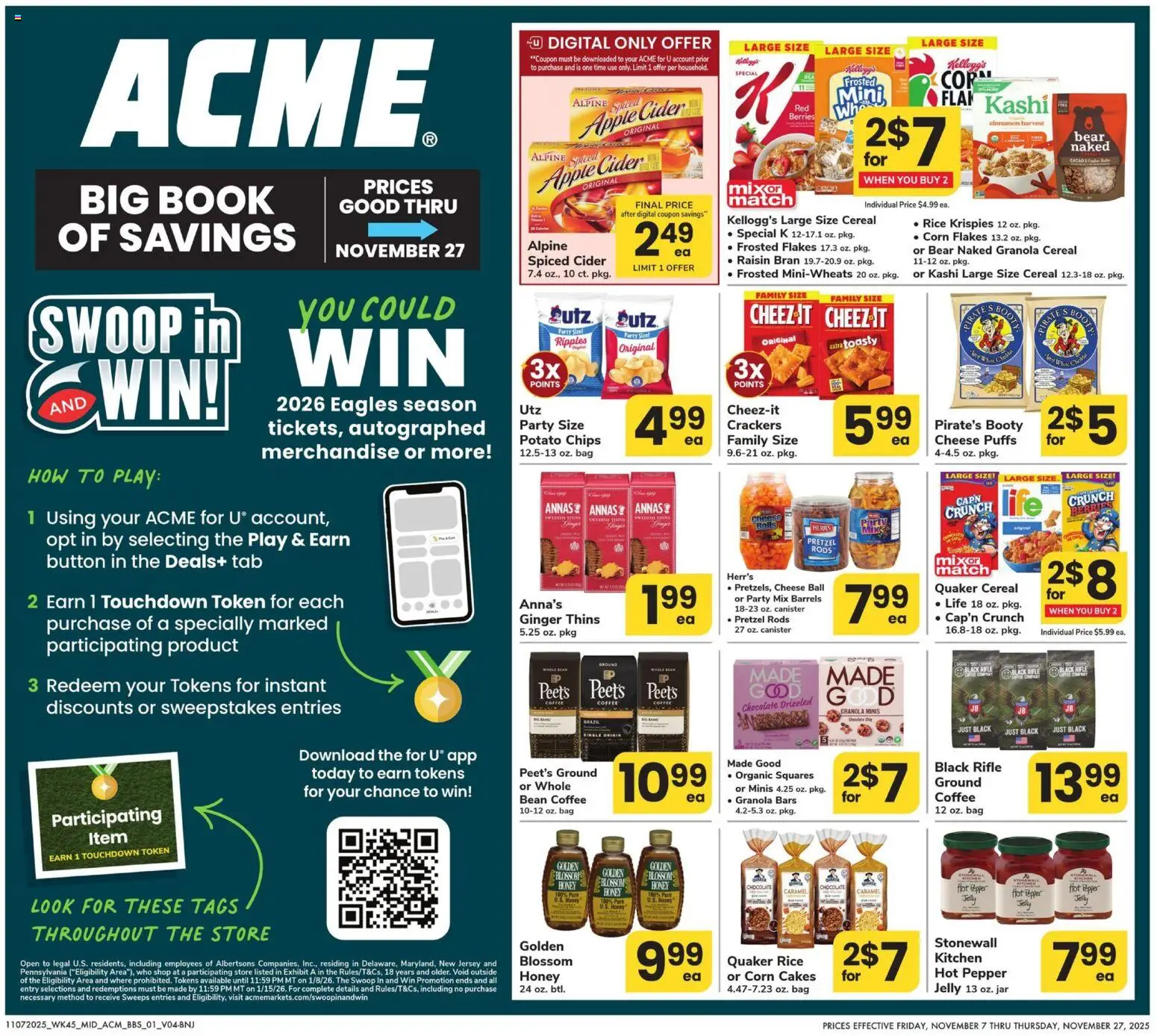 Ad Preview of Acme Big Book of Savings from 11/07/2025