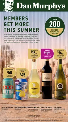Preview of catalogue Catalogue WA from shop Dan Murphy's valid 19/02/2026