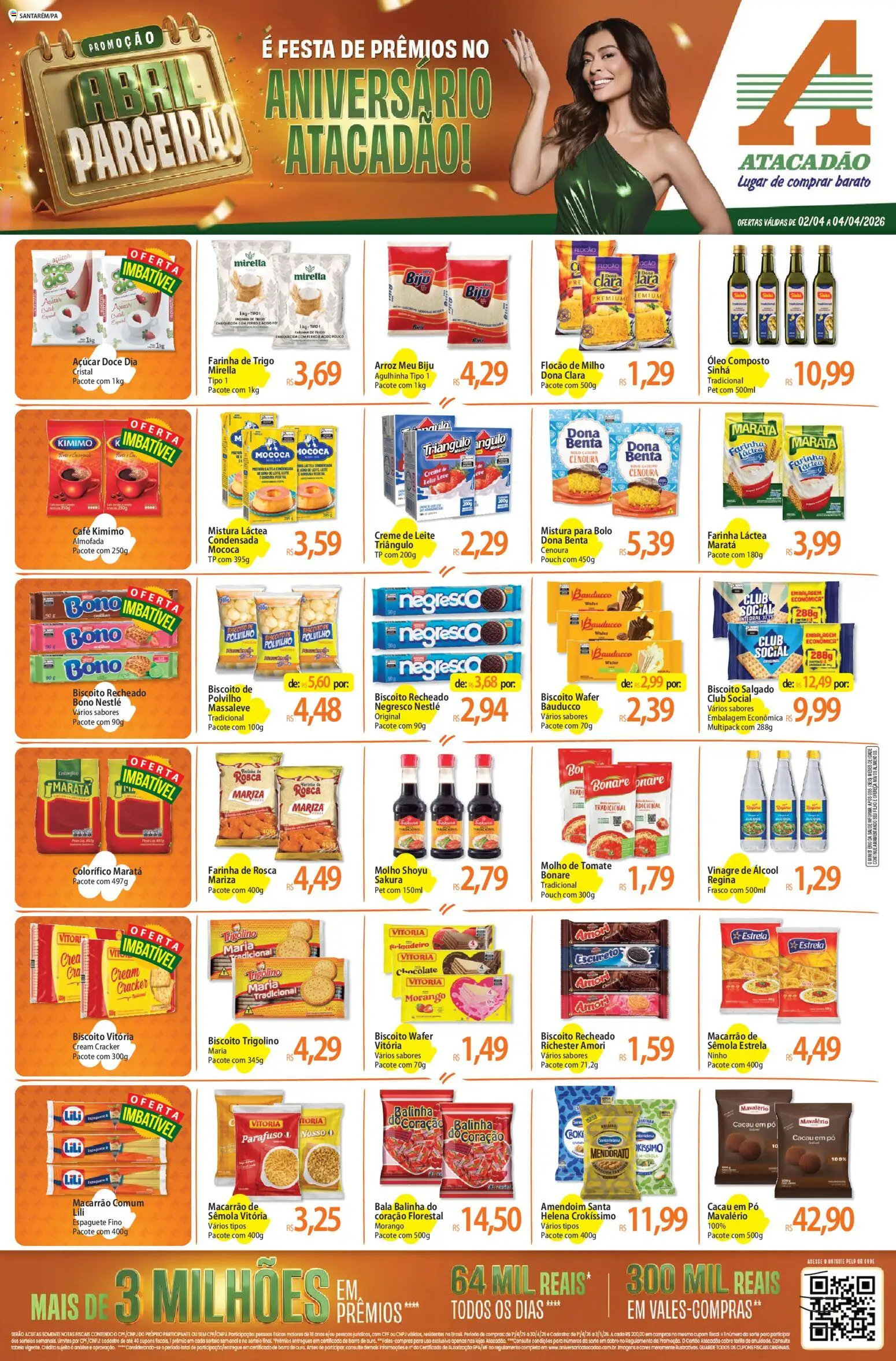 Pré-Visualização do folheto "Atacadão ofertas - PA" da loja Atacadão válido a partir de 02/04/2026
