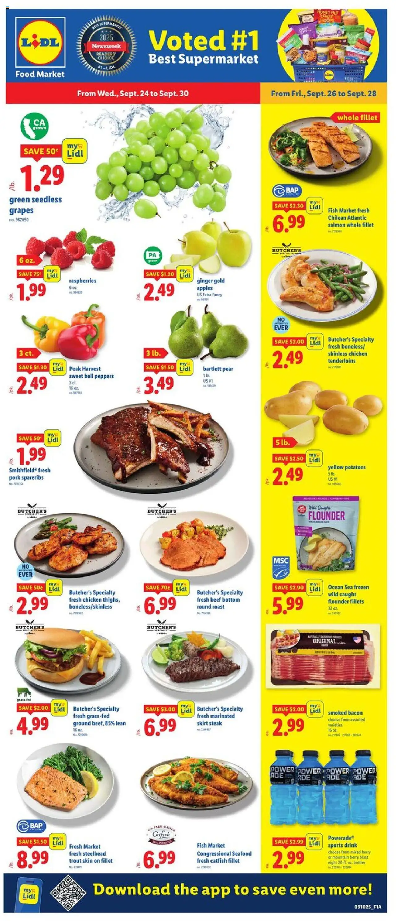 Lidl Weekly Ad - DC from 09/24/2025 - Circular, Weekly flyer - Page number 1