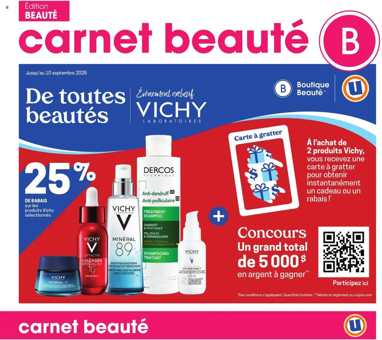 Uniprix flyer valid from Sep 04, 2025 - page number 1