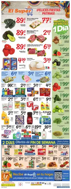 Ad Preview of El Super Weekly Ad from 09/10/2025