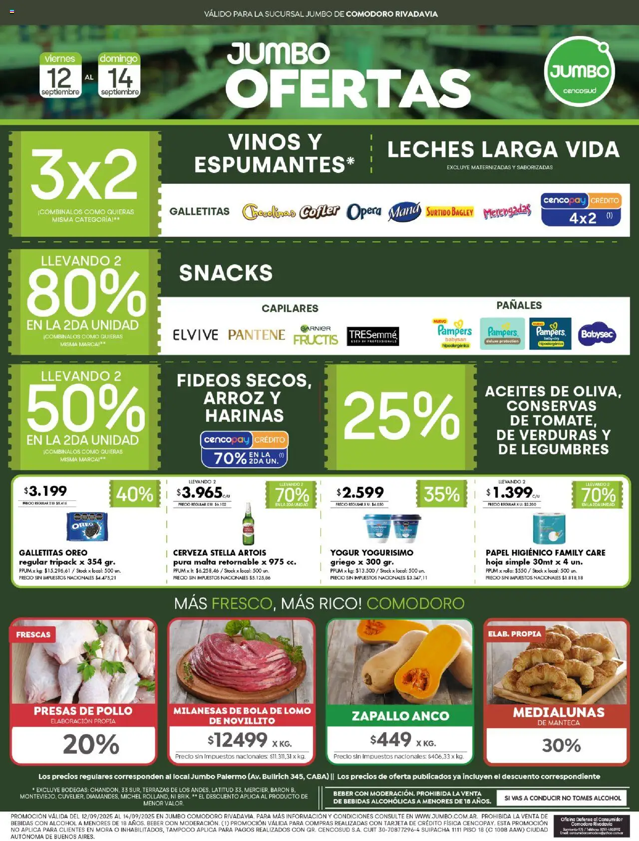 Jumbo Ofertas | Comodoro del 12/09/2025 >> Catálogo